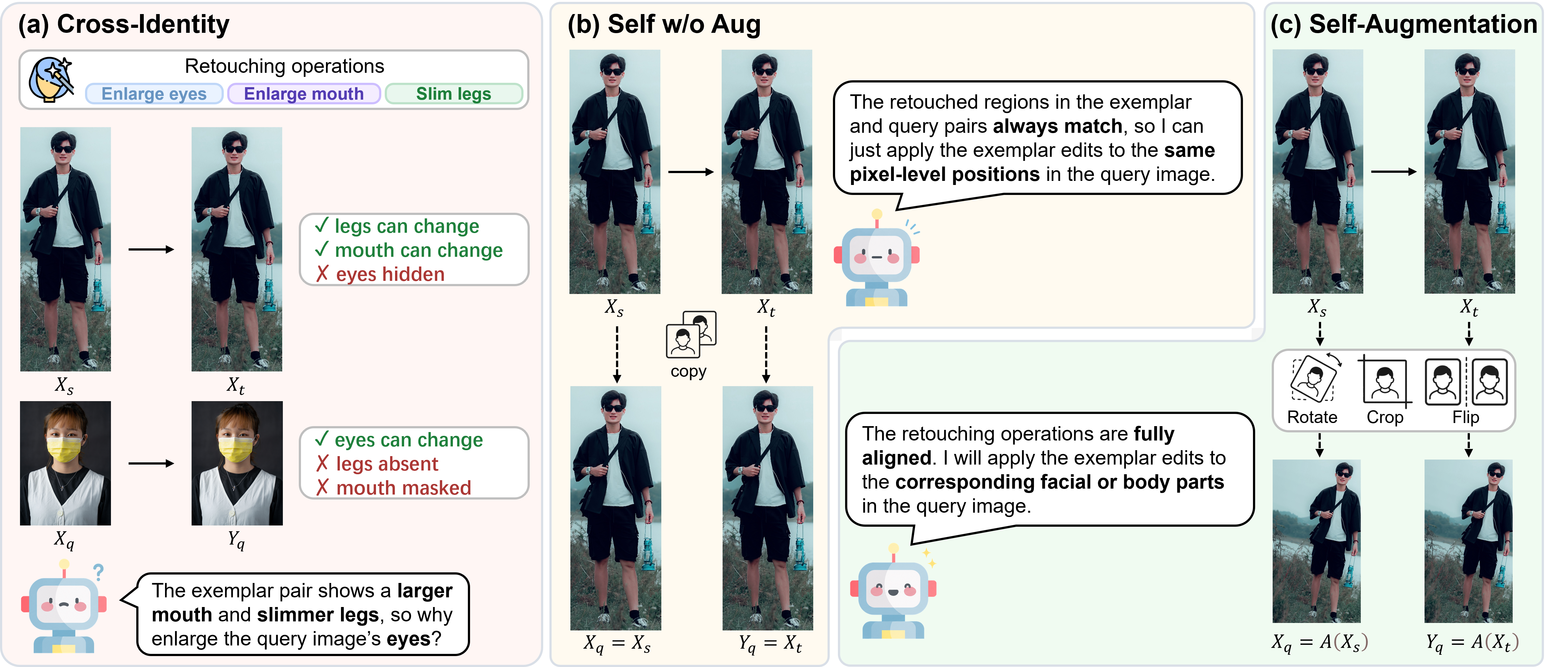 Data self-augmentation illustration